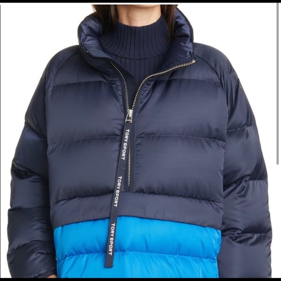 Tory Sport Packable Performance Satin Down Jacket - Picture 3 of 6